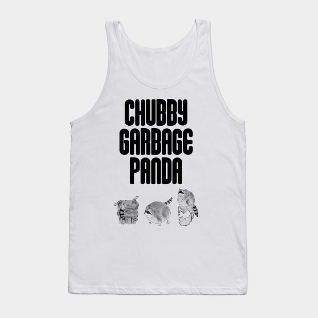 chubby garbage panda Tank Top by Bertoni_Lee